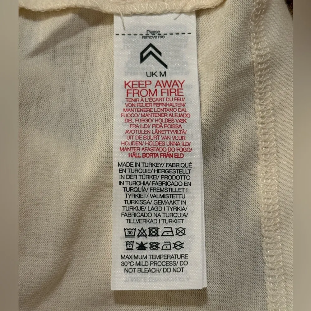 Oner Active NWT go to muscle crop tank in off white women’s size medium - Image 10