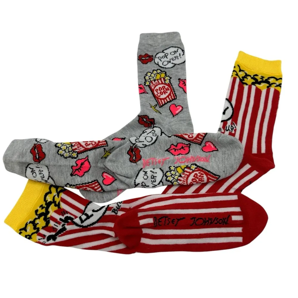 Popcorn Long Socks Two Pairs - Image 5