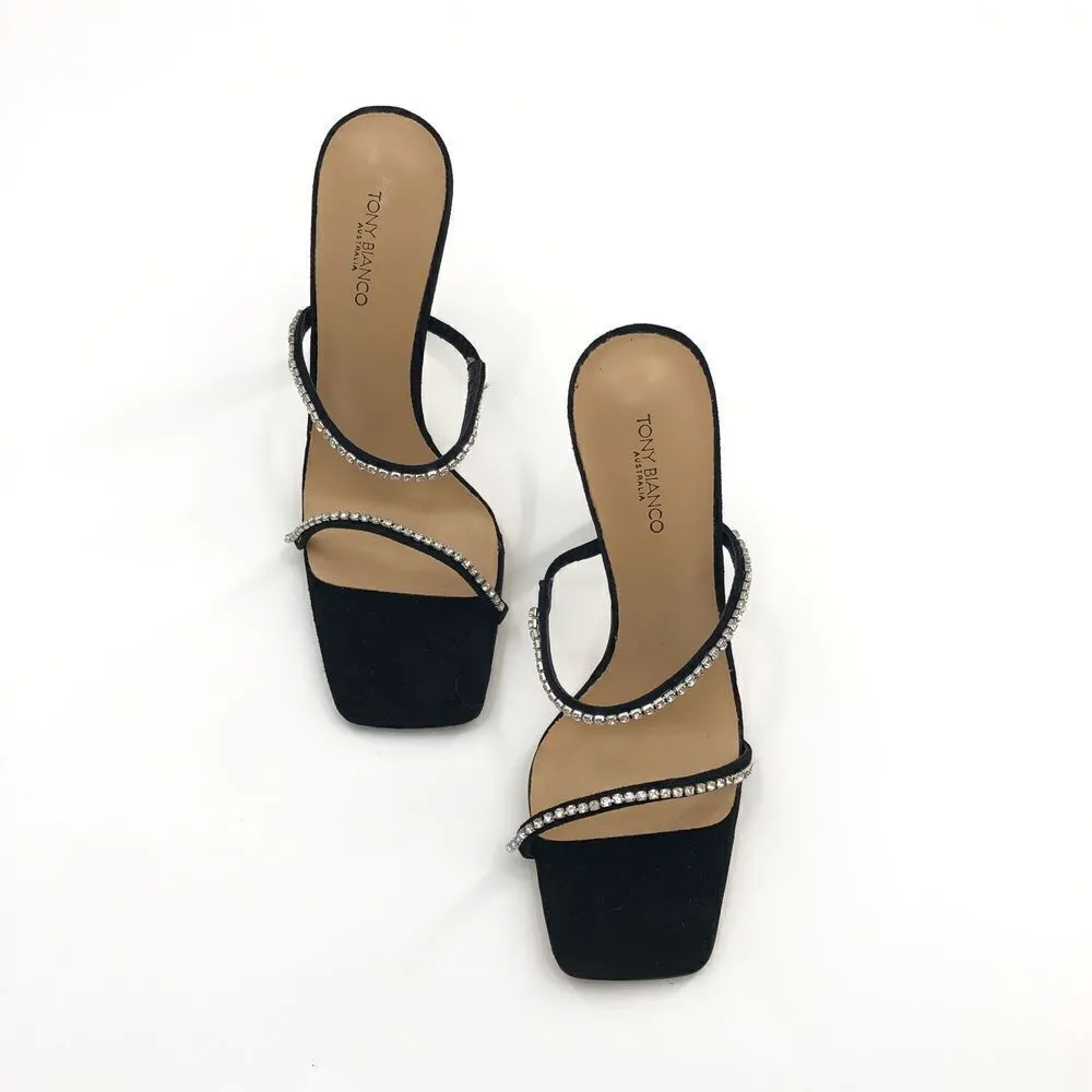 Tony Bianco Fletcher Mule in Black‎ Suede - Image 3