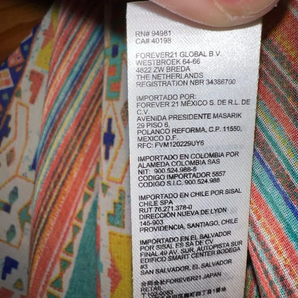 Forever 21 boho infinity scarf with pom pom trim - Image 9