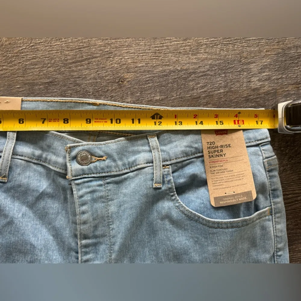 NWT Levi's 720 Womens High Rise Super Skinny Jeans Womens Denim 33 X 30 (16) - Image 6