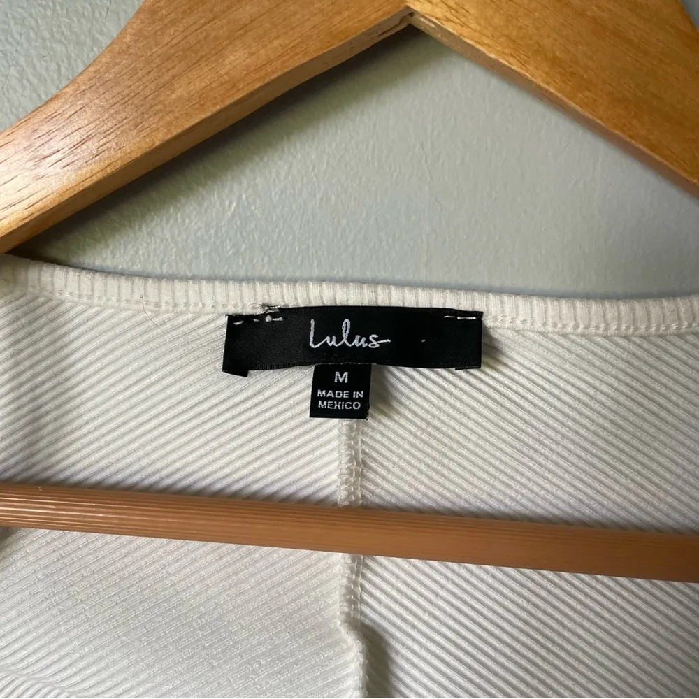 Lulus  Elegant Cream Bodysuit - Image 6