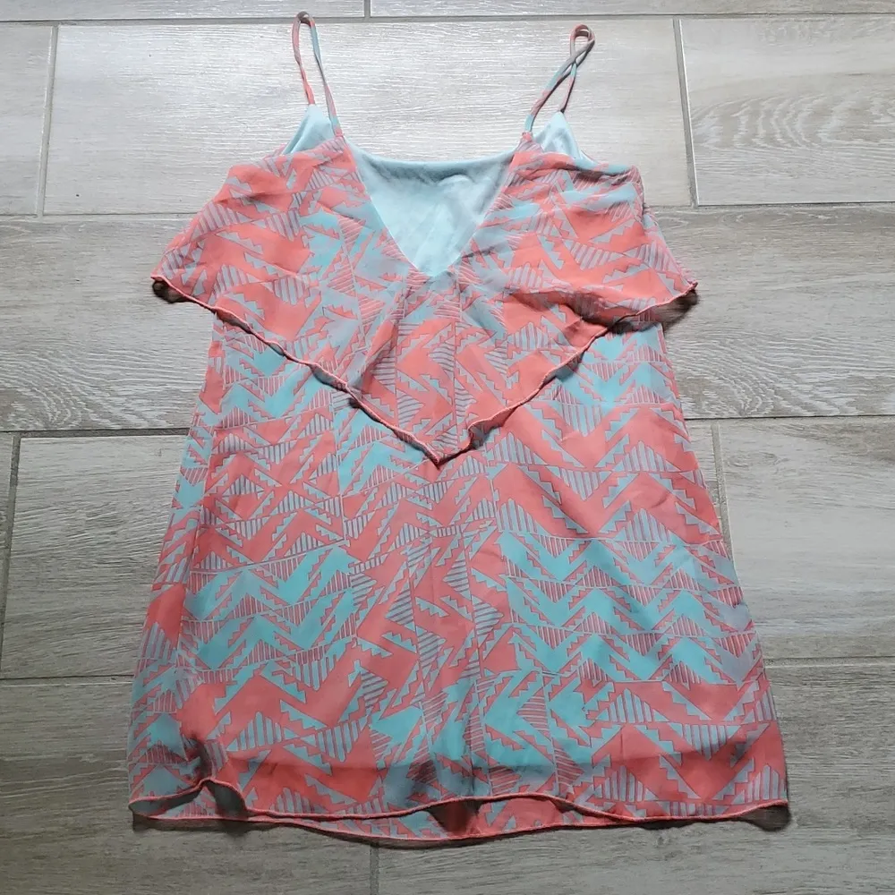 Charlotte Russe Spaghetti Strap Deep Back Print Dress - Image 15