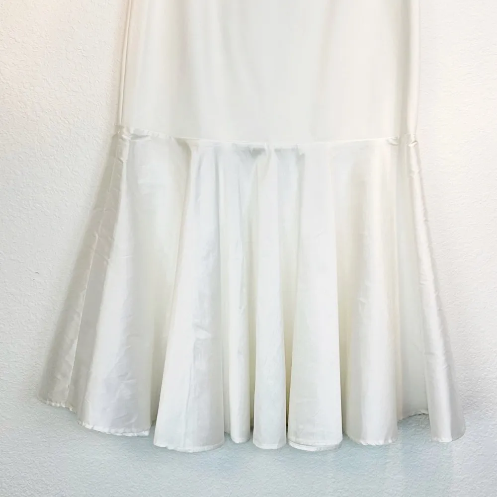 Vita Grace Sienna Cocktail Contrast Fit n Flare Skirt Alabaster Size 12 - Image 4