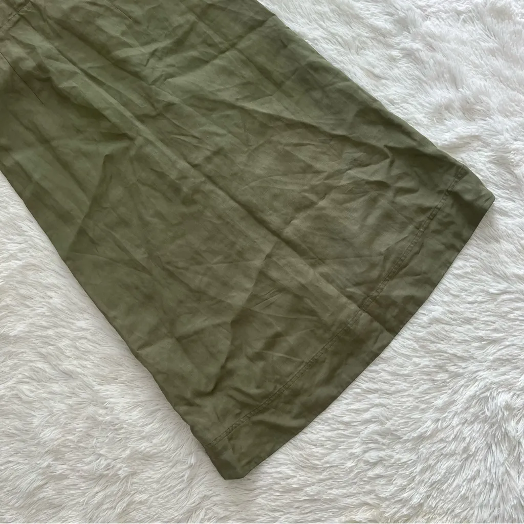 Reiss Women  Olive Green Dress Size 6 - Image 9