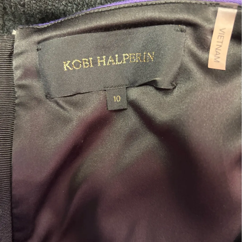 Kobi Halperin Deep Purple Mini Dress Size 10 - Image 7