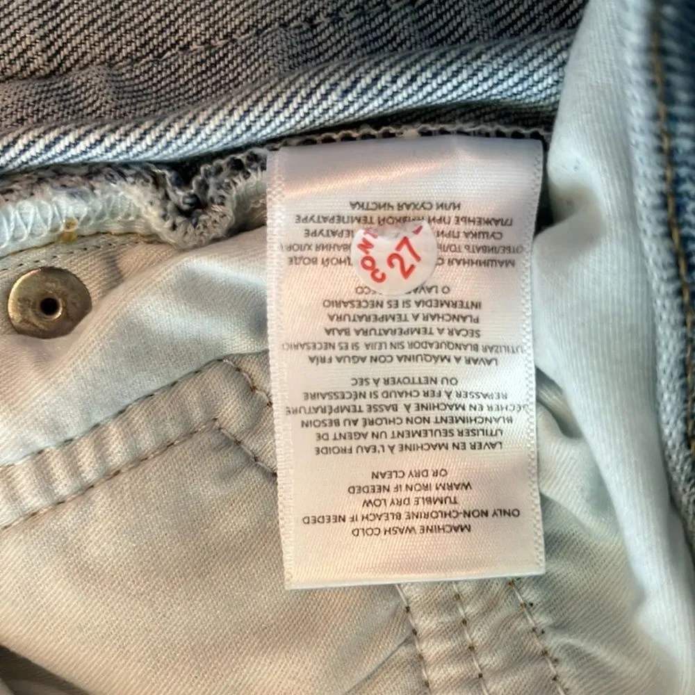 Re/Done 90’s High Rise Ankle Crop Size 26 - Image 13