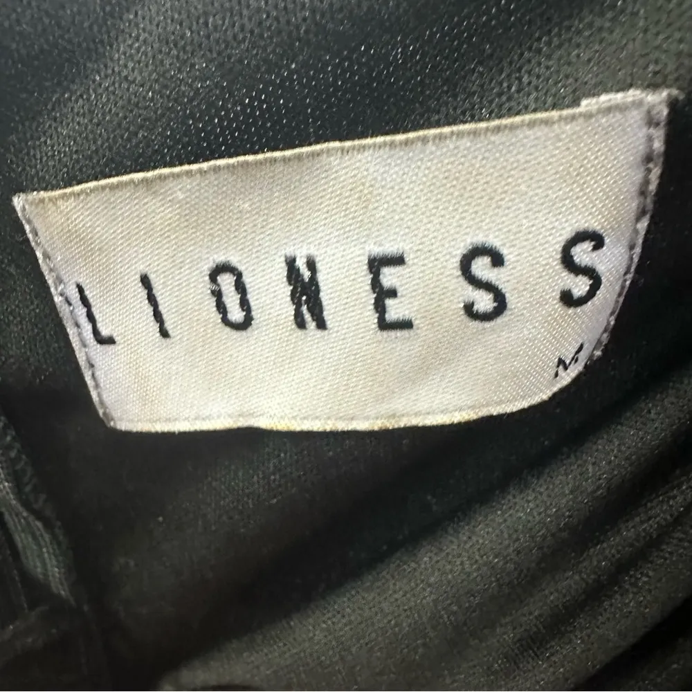 Lioness Black Corset Ruched Sheer Slv Feng Shui Lined Mini Dress Womens Medium - Image 11