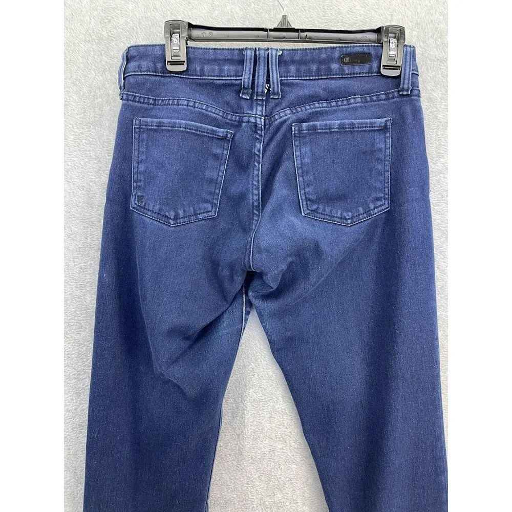 Kut From The Kloth Women's Blue Jeans Dark Wash Size 4 Diana Skinny Cotton - Image 6