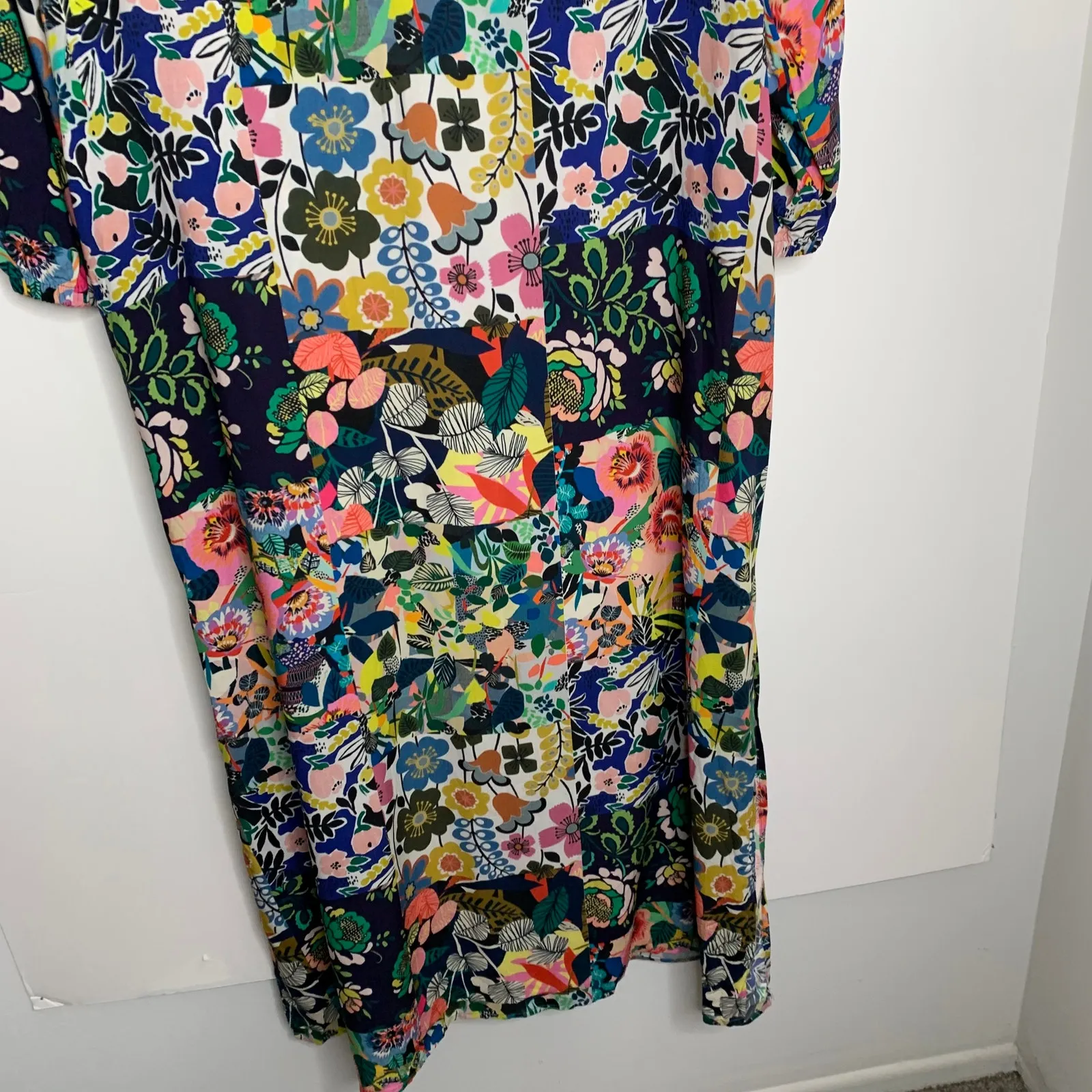 Johnny Was Layla Maxi Floral Dress With Puff Sleeves Women’s XXL - Image 10