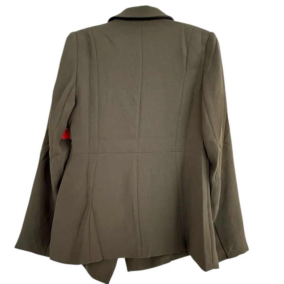 SPANX Crepe Wrap Style Blazer Midnight Olive Green Size M NEW - Image 5