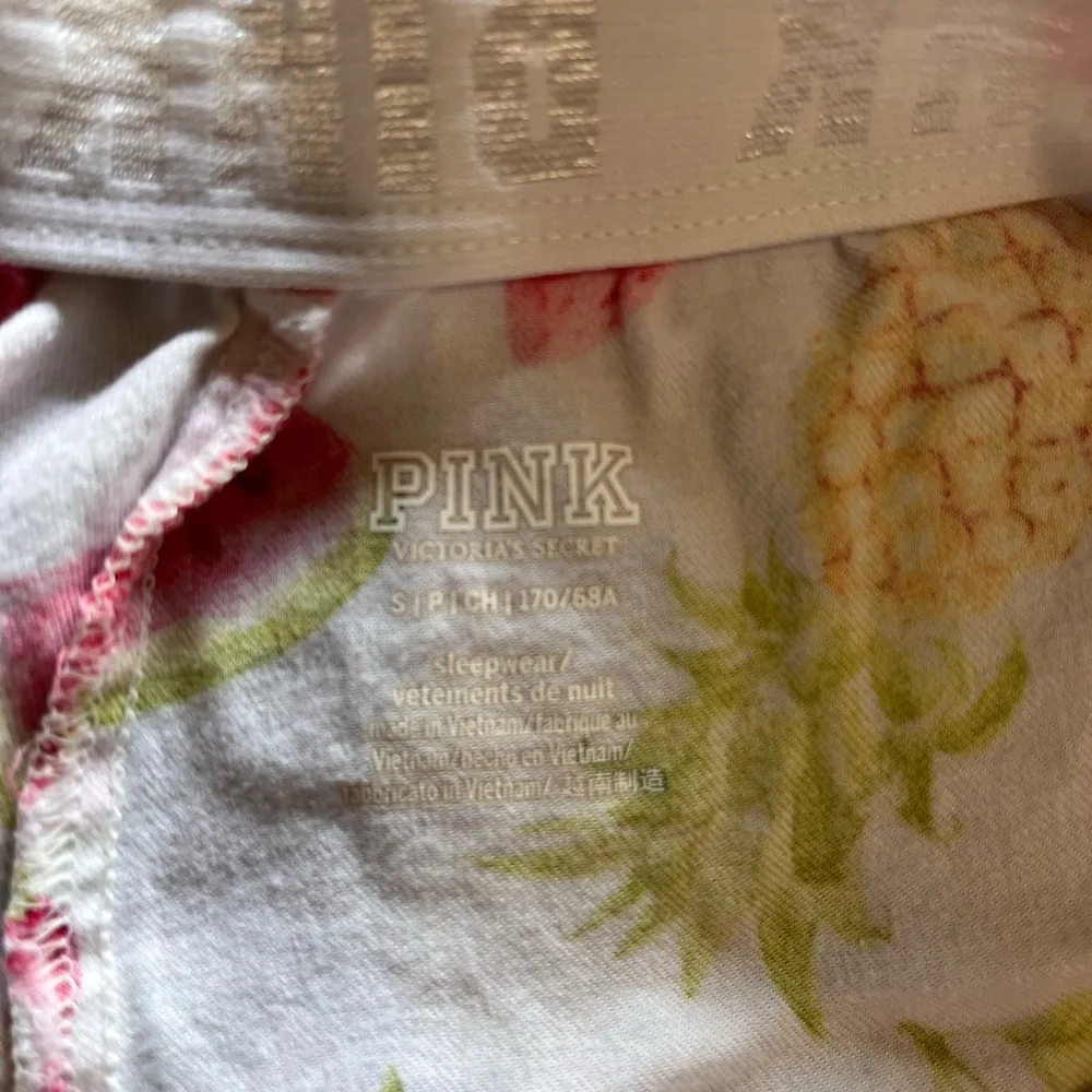 PINK Victoria’s Secret Fruit Print Summer Sleep Lounge Shorts Women’s Sz S EUC - Image 4
