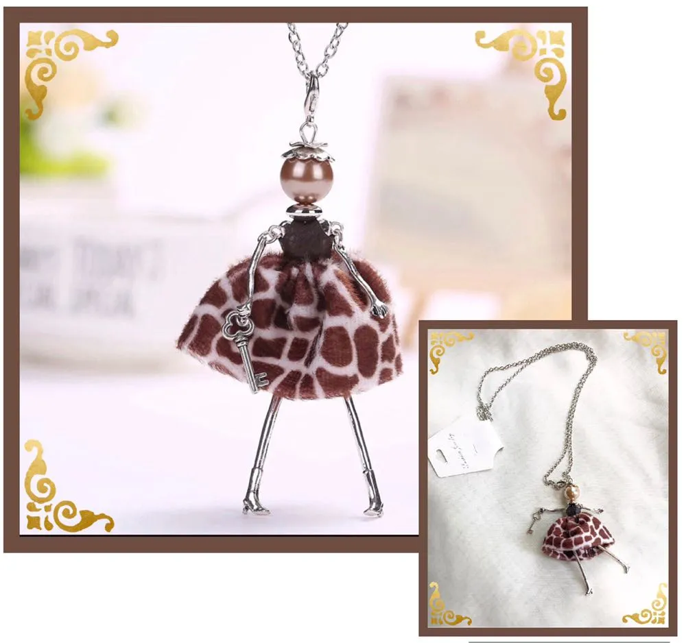 Doll Necklace Brown - Image 4