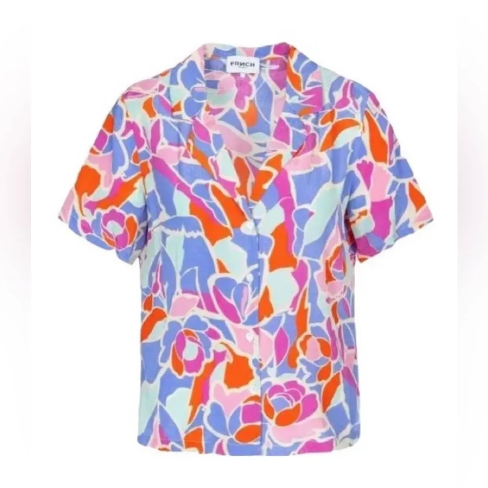 Chelly Short Sleeve Bowling Shirt NWOT from FRNCH - Image 3