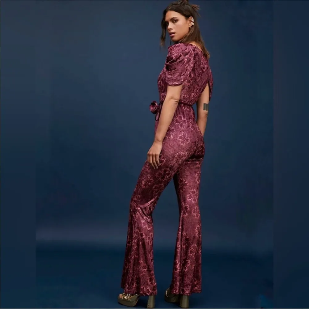 Free people beautiful jumpsuit in purple pink NWT - Image 2