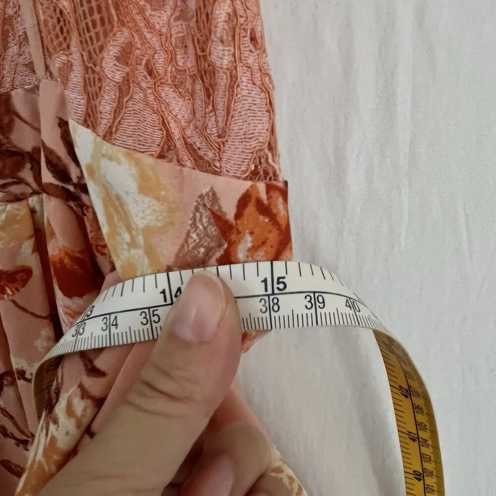 Haute Nites Light Pink Long Prom Dress Strappy Straps Size 9 Babydoll Fairy Size M - Image 11