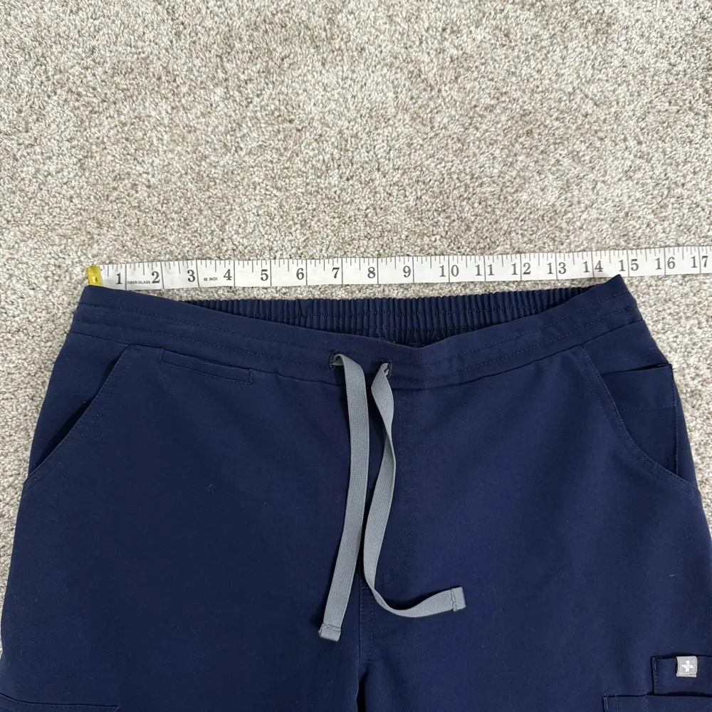 Figs Yola Skinny Scub Pant Navy - Image 4