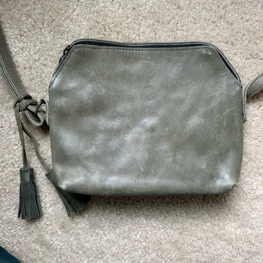 Elegant Gray Crossbody Bag - Image 2