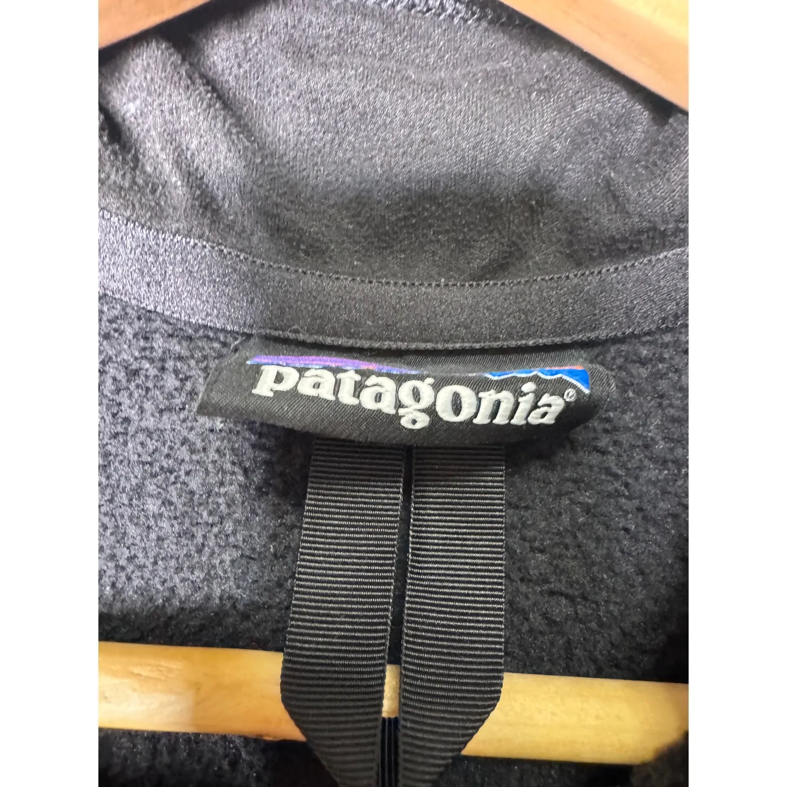 Patagonia Womens Better Fleece Quater 1/4 Zip Pull Over Sweater Black Size Small - Image 4