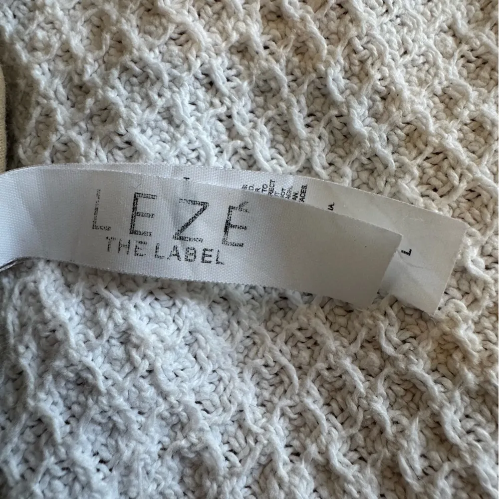 Leze the Label Kendal thick modal sweatpant size Large beige pant women’s L Tan - Image 5