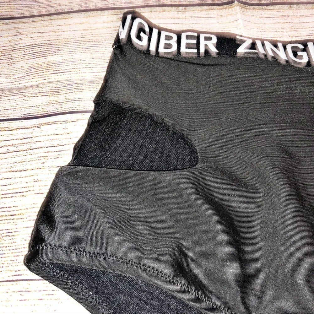 Zingiber high-rise cut out black bikini bottom Size M - Image 5