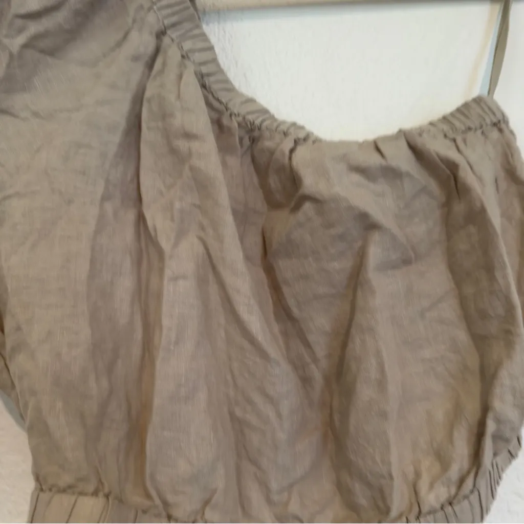 Velvet By Graham & Spencer Laleen Linen Blouse Women's Size M - Image 4