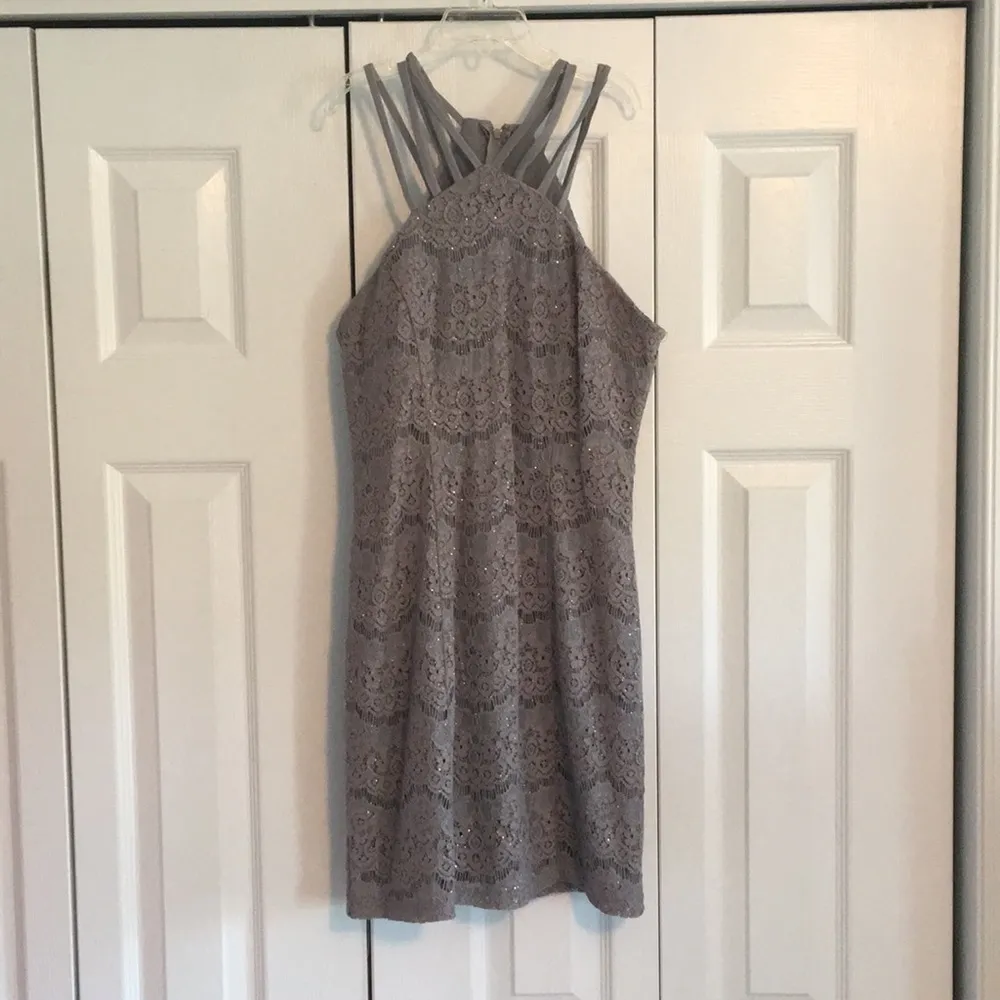 Speechless Grey bodycon dress - Image 2