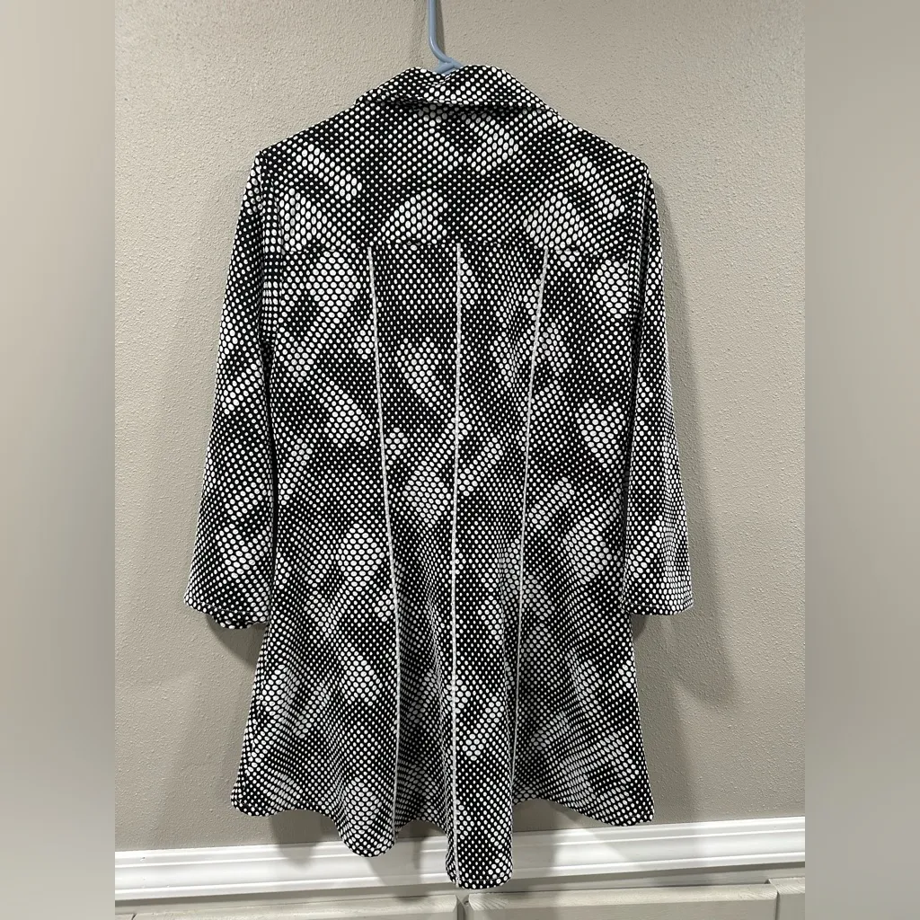 NWT Peck & Peck Weekend Linen Pintuck Zip Up - Image 6