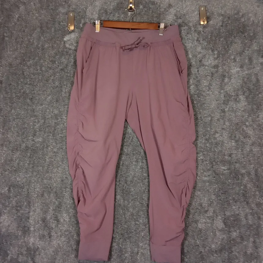 Athleta Attitude Pant Ruched Jogger Mauve Yoga Dance Travel Gym Womens Sz 14 - Image 4
