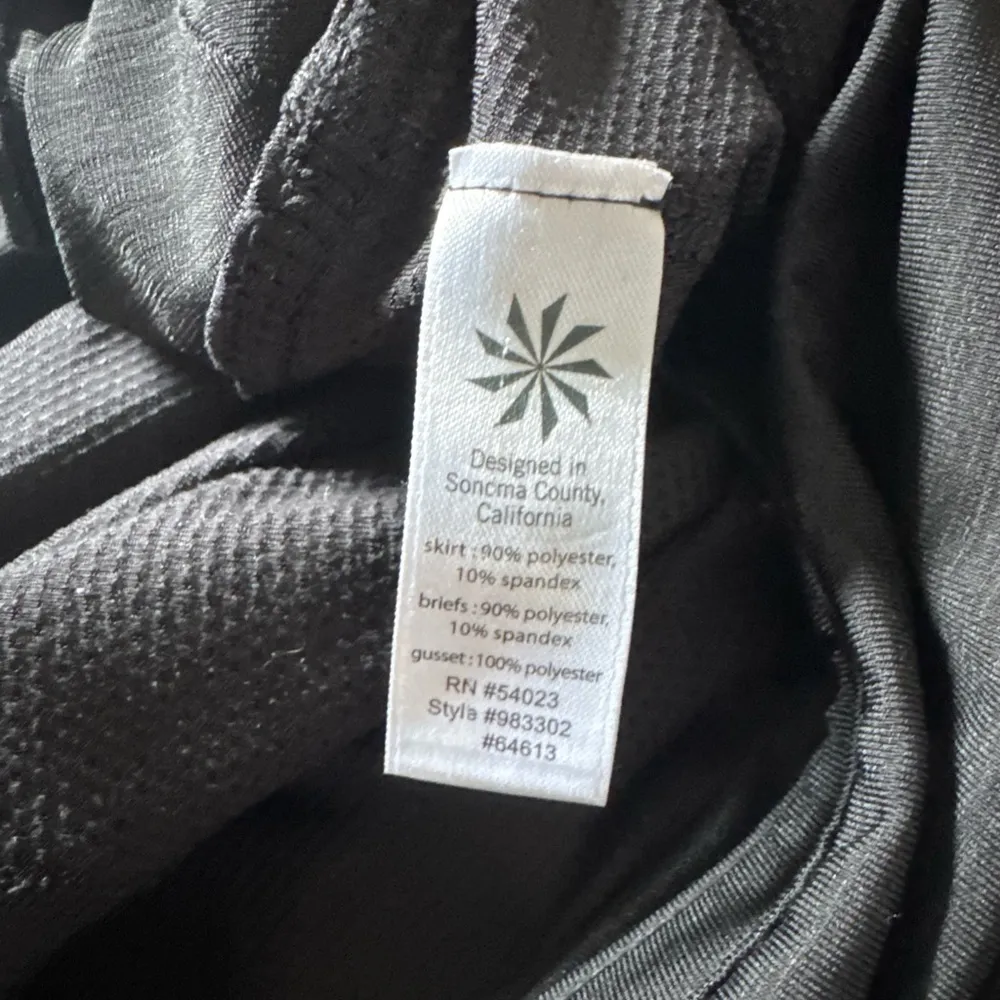 Athleta Black Swagger Tier Ruffle Tennis Skirt Size XL - Image 6