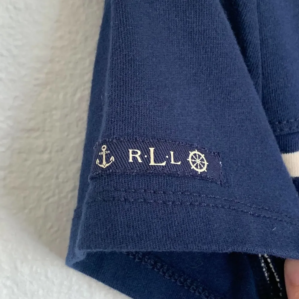 NWT Ralph Lauren Nautical Stripe Mini Dress in Navy/White - Image 3