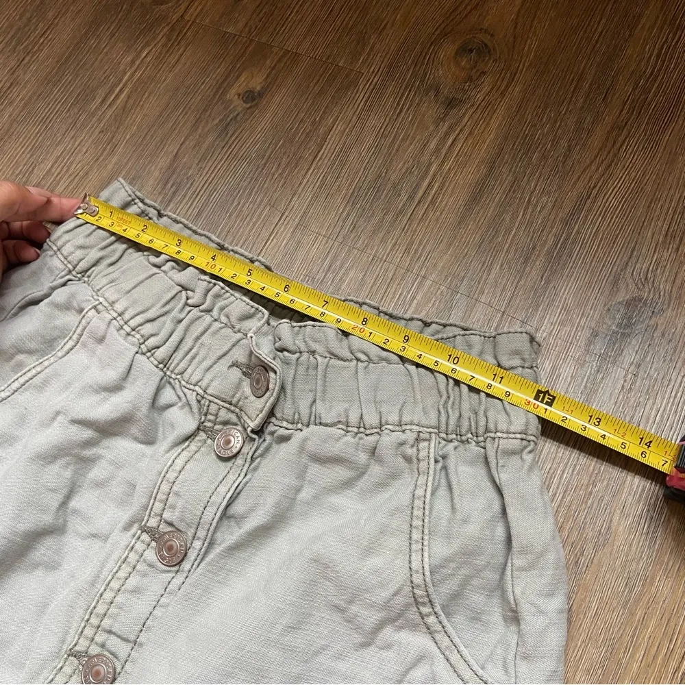 American Eagle Outfitters Green Button-Down Mini Skirt - Image 9