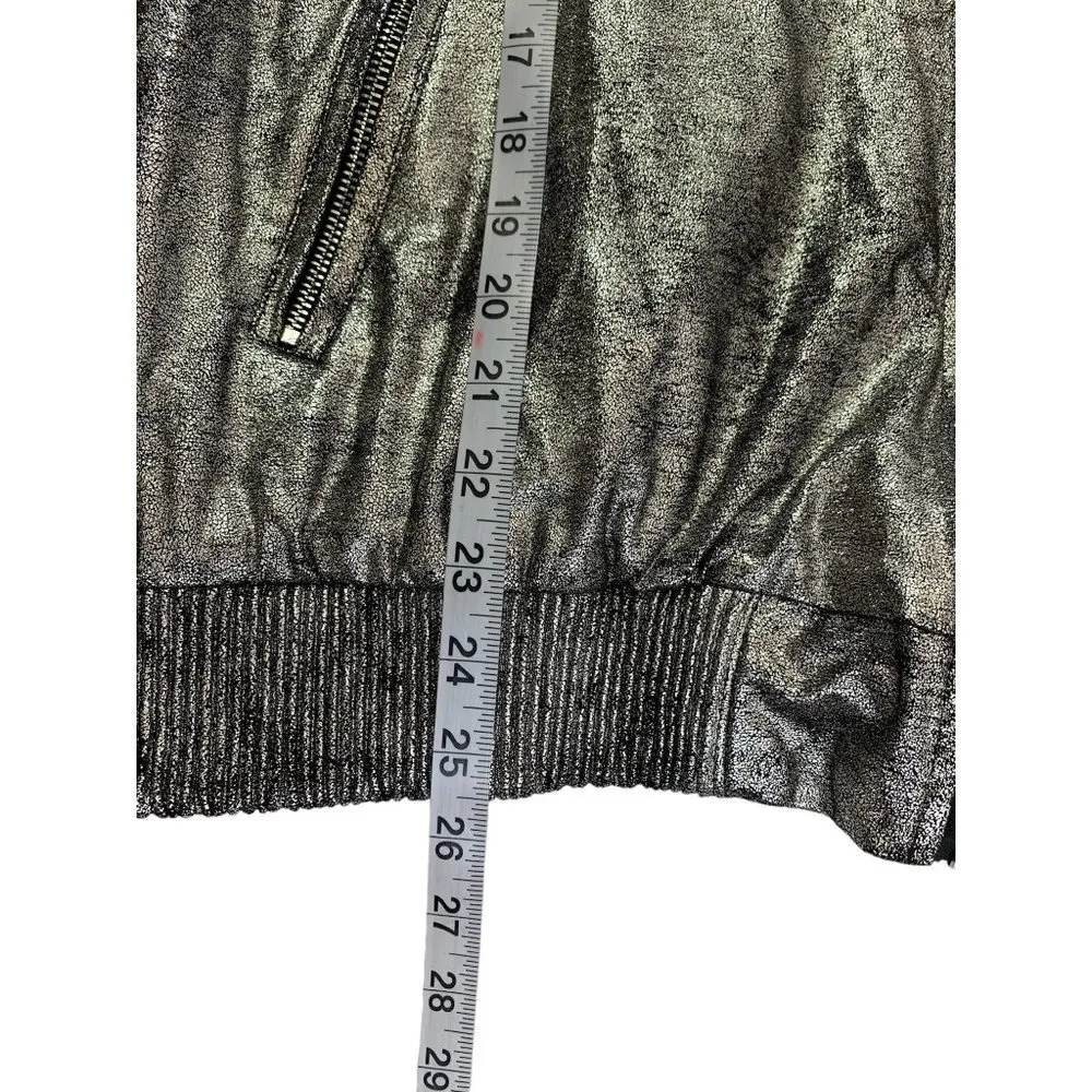 Rebel Women's Silver & Black Jacket Size 2X - Image 8