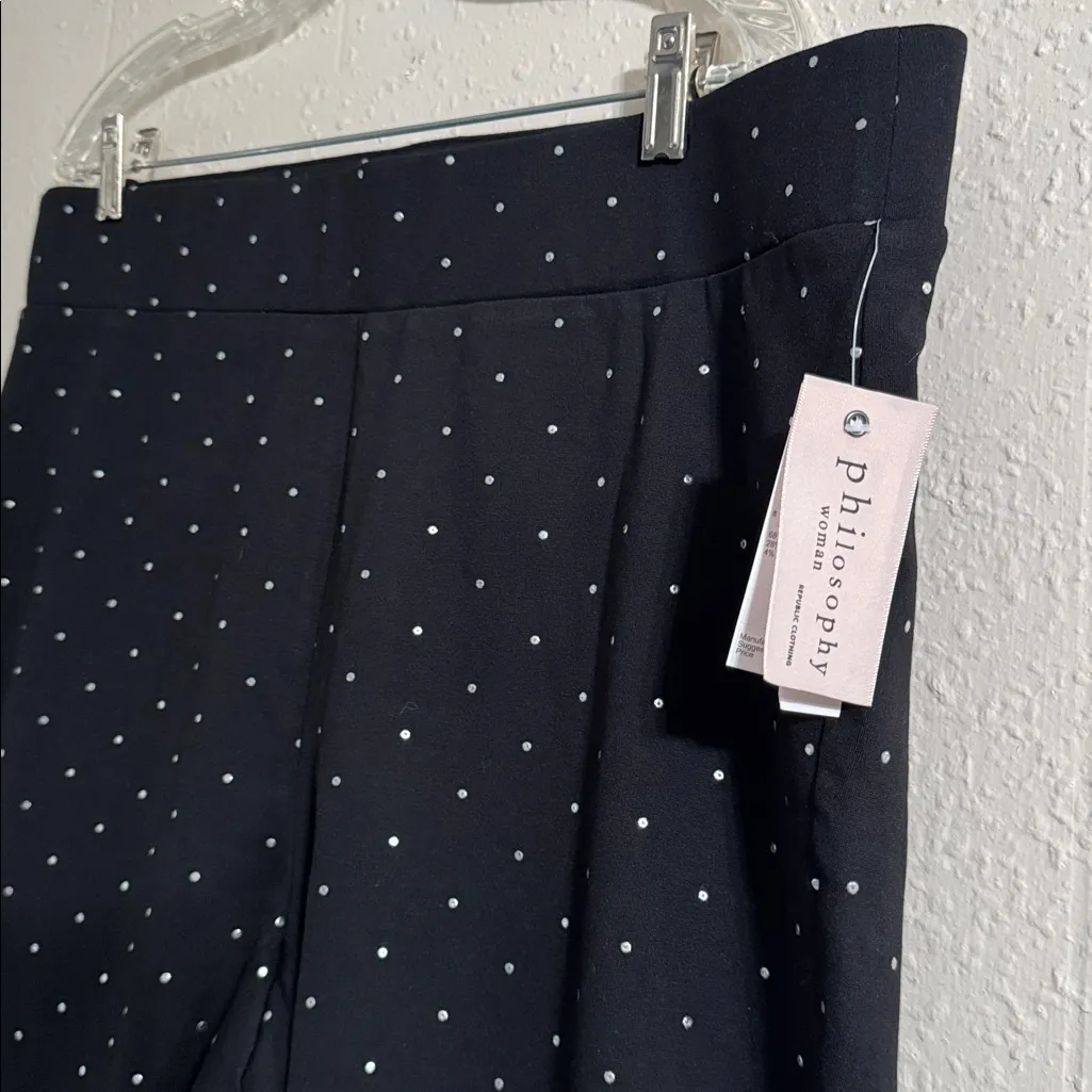 Philosophy Silver Polka Dot Pants - Image 2