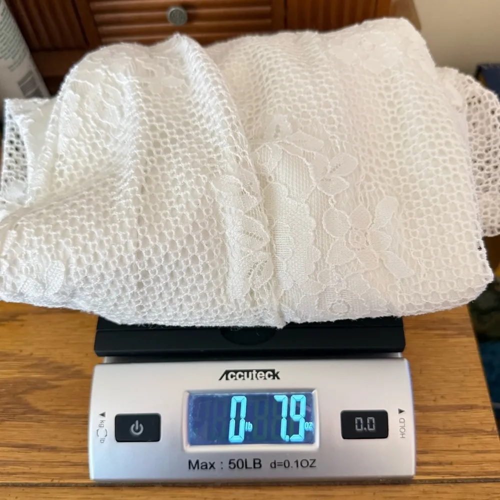 Speechless White Crochet Mini Dress Size Small Jr Boho Festival Floral Summer - Image 15