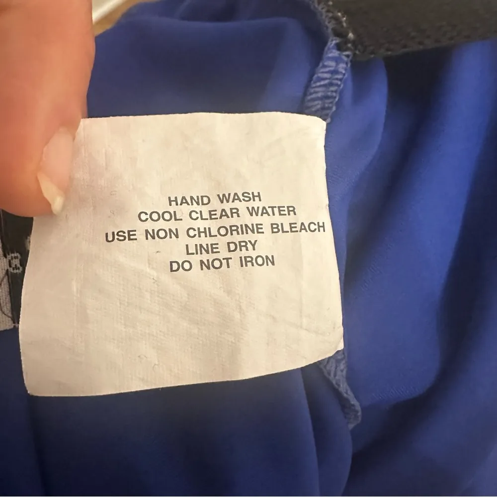 Trimshaper Averi cobalt blue slimming one piece swimsuit Womens plus size 20W - Image 10