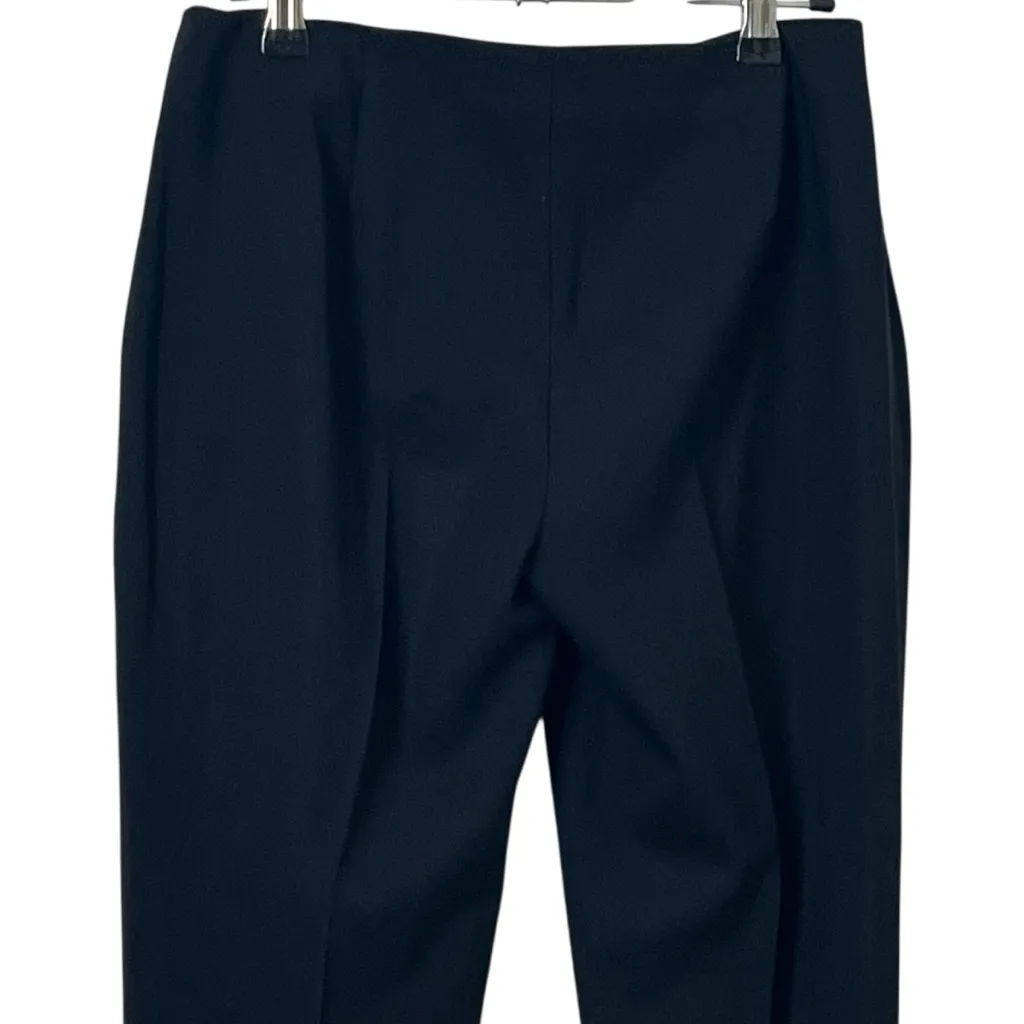 Theory Bedina NB Wool Blend Pants Women’s Size 0 Black Workwear Trousers - Image 6