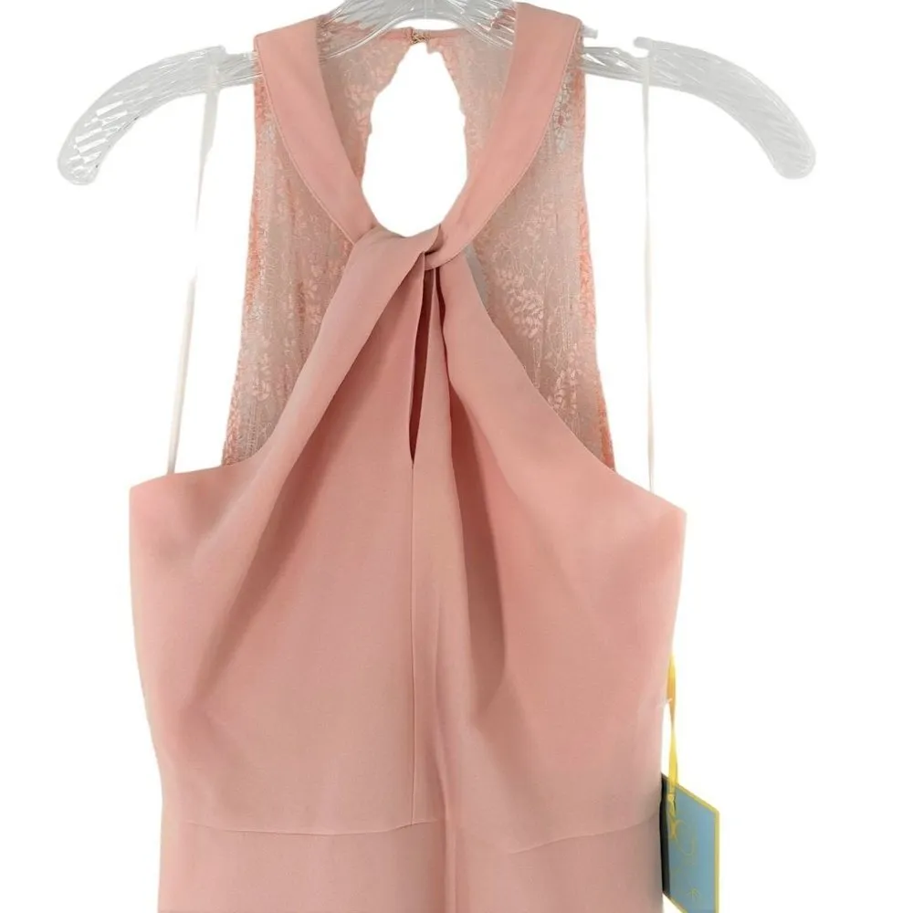 NEW/NWT CeCe Pale Pink GiGi Twist Neck Dress Size - Image 4