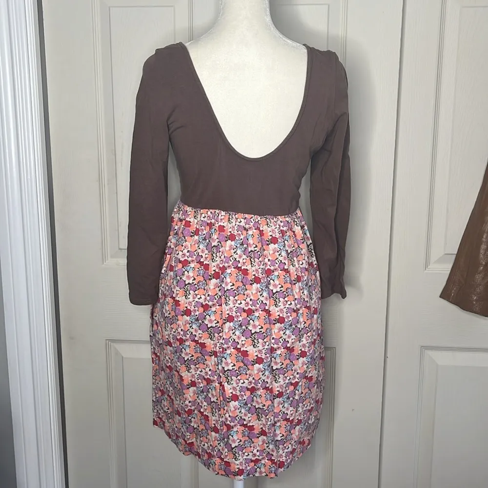 Vintage Babydoll Free People Y2k 2000’s Boho Floral Dress size small - Image 7