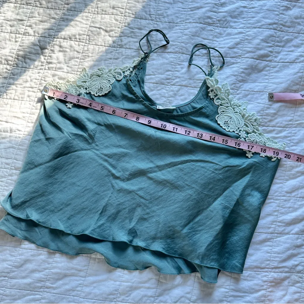 Free People Intimately Teal Tank Top - Image 5