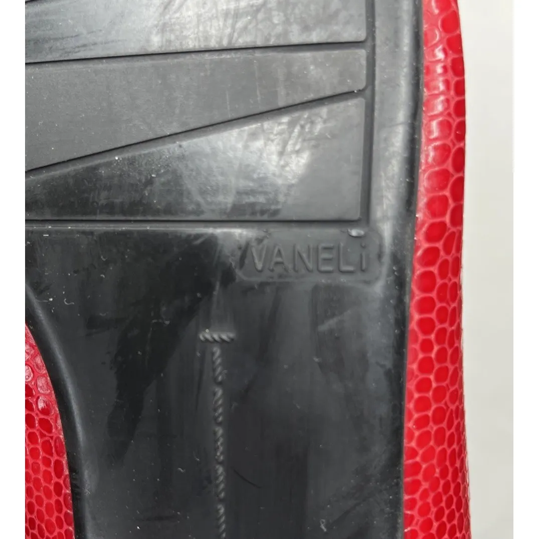 Women's‎ Van Eli Red Poised Bow Flats Size 9 M - Image 10