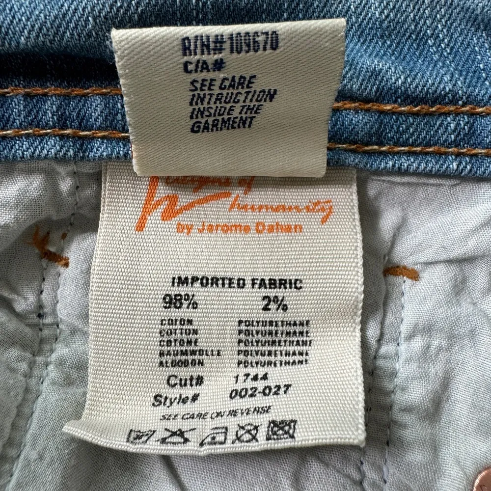 Citizens of Humanity Ingrid #002 Low Waist Cutoff Denim Shorts - Image 7