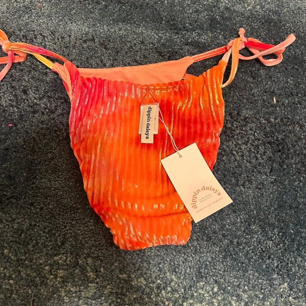 Dippin' Daisy's Orange and red Bikini Bottom - Image 2