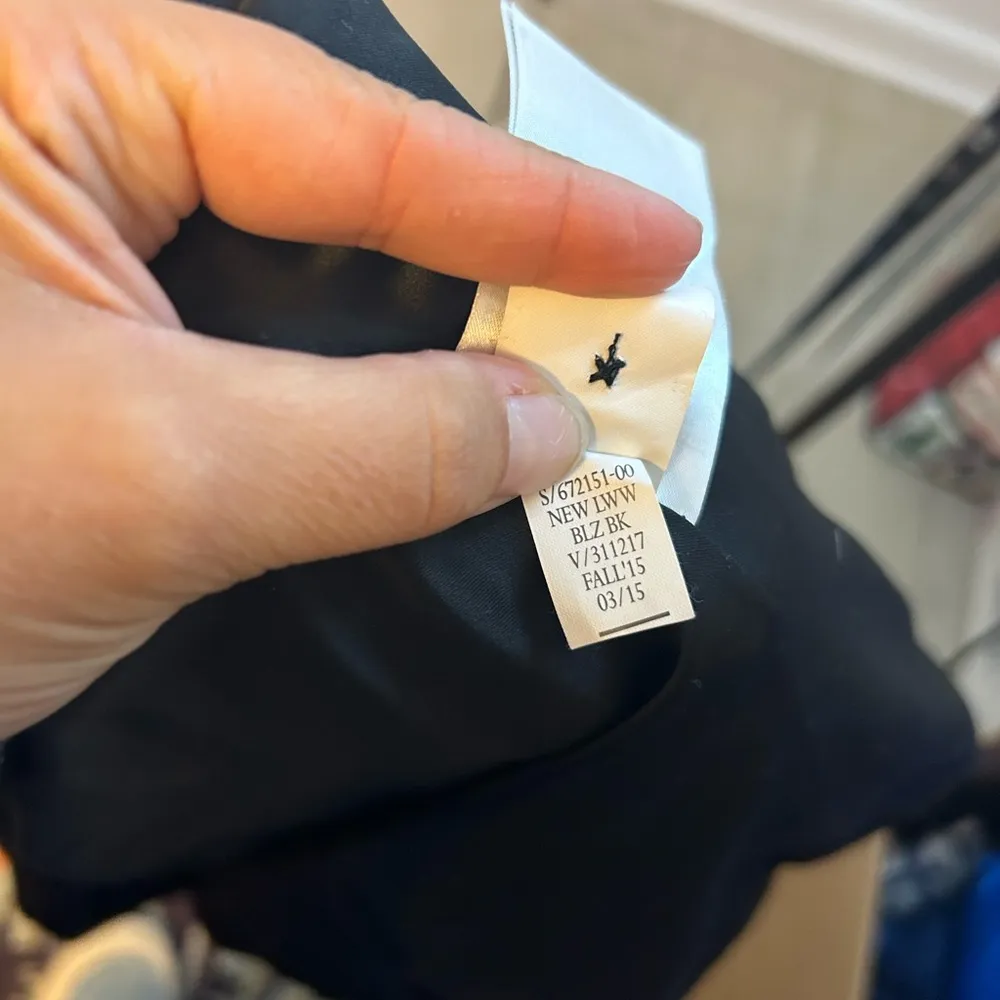 Banana Republic Black Wool Single Button Blazer - Image 4