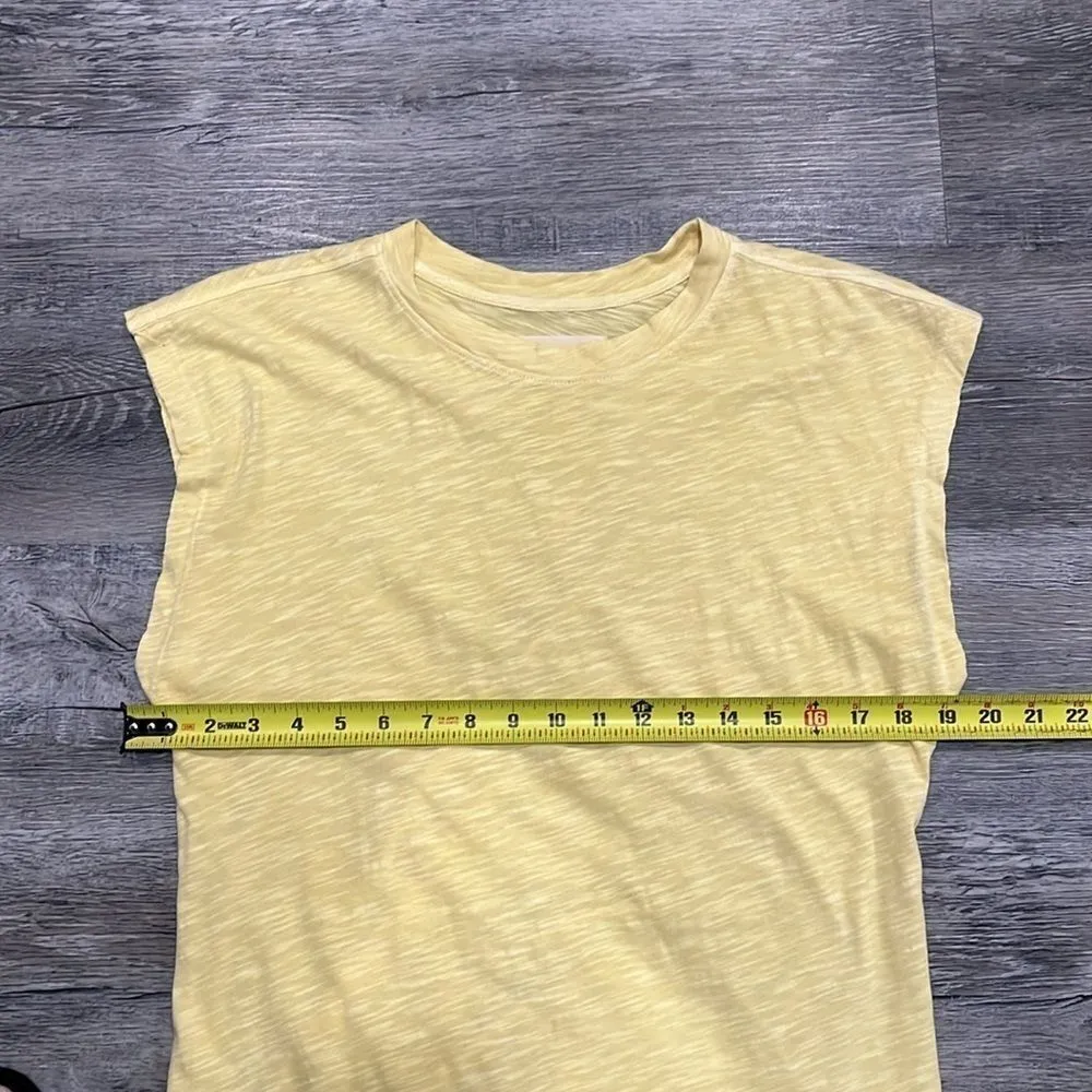 The Normal Brand Vintage Slub Tee Dress midi yellow - Image 12