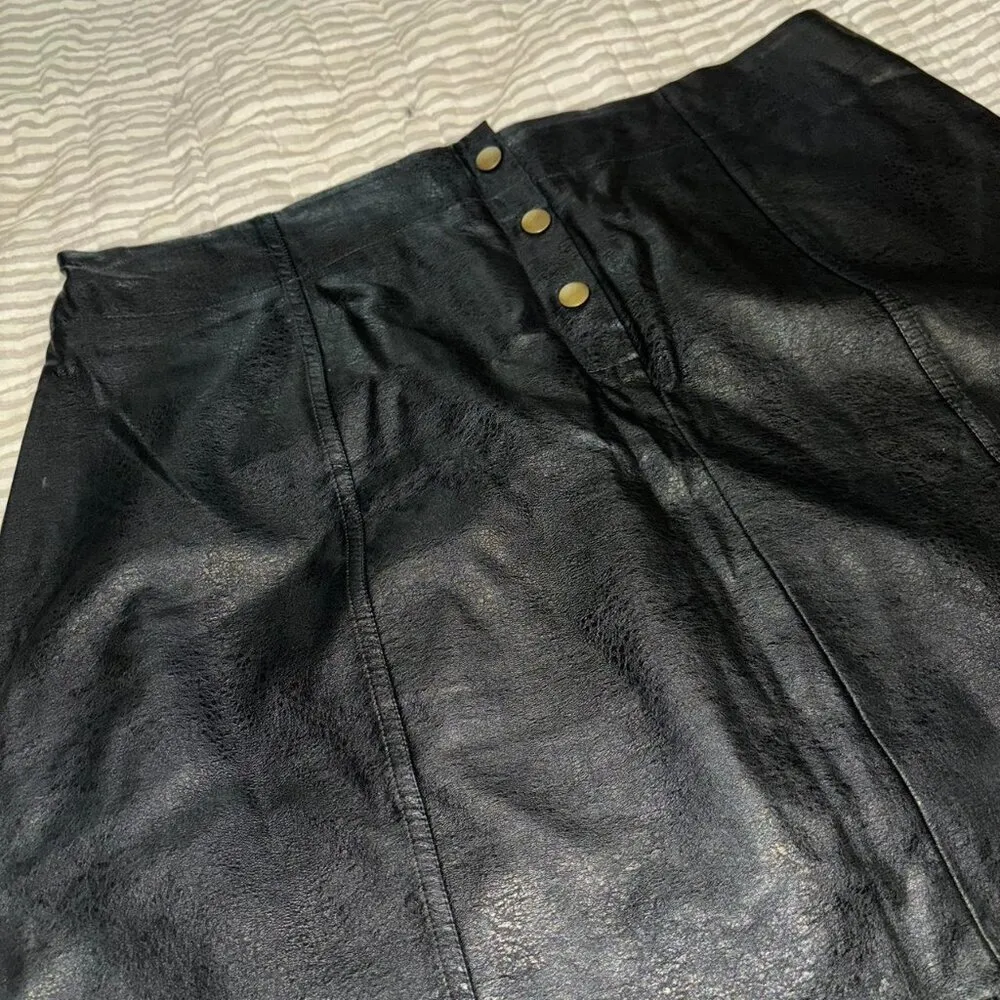 Zeagoo faux leather skirt - Image 2