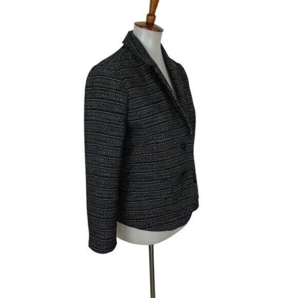Lucky Brand Blue Blazer 4 Womens‎ Career Office Casual Layering - Image 3