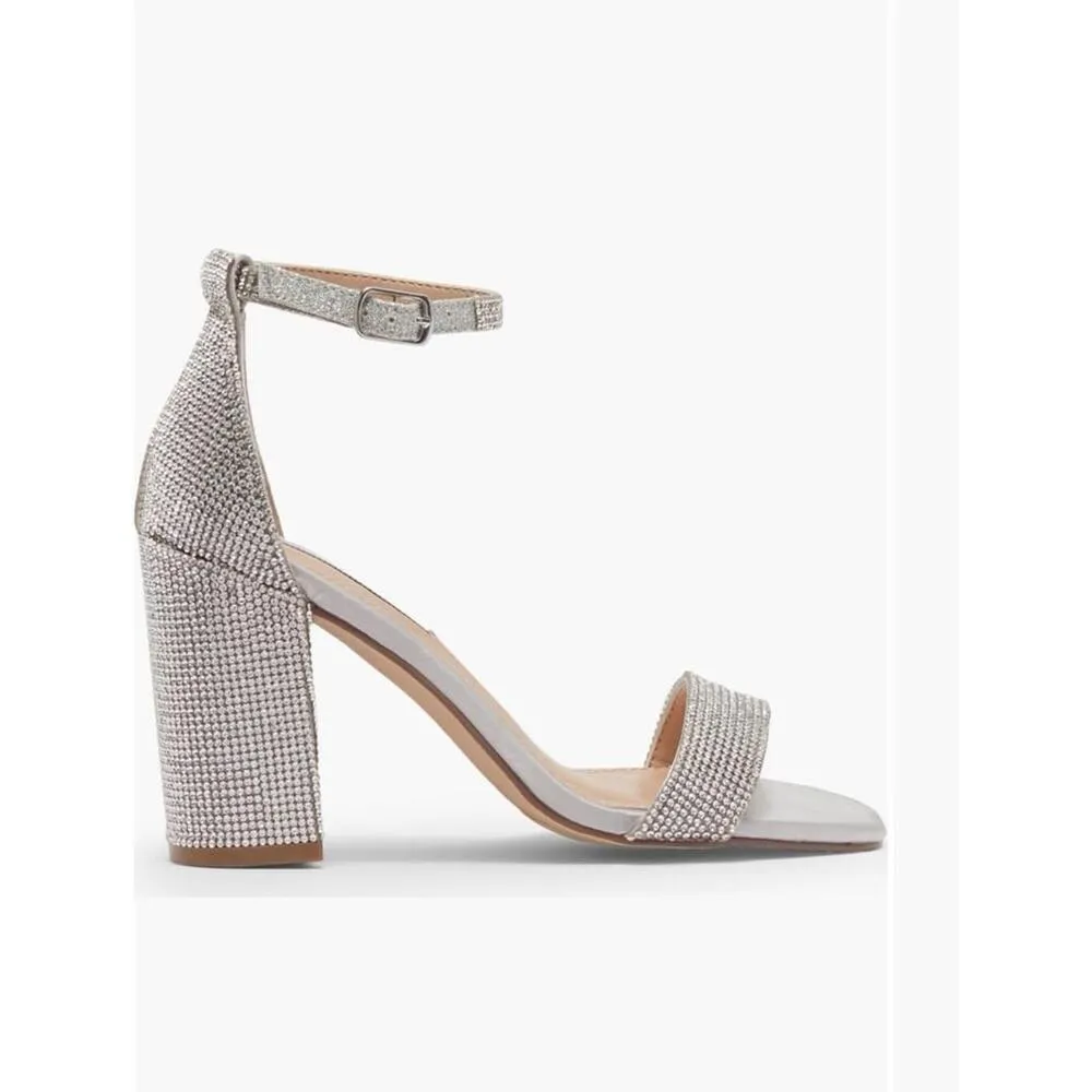 Steve Madden Spark Embellished Ankle Strap Sandal (Women) - Image 3