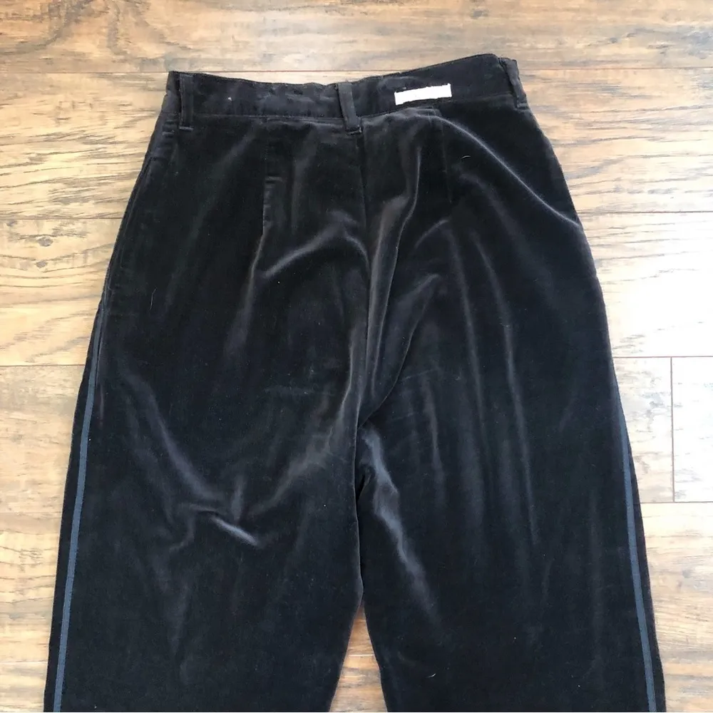 vintage • 90s Calvin Klein velvet pants trousers chocolate brown high waist - Image 9