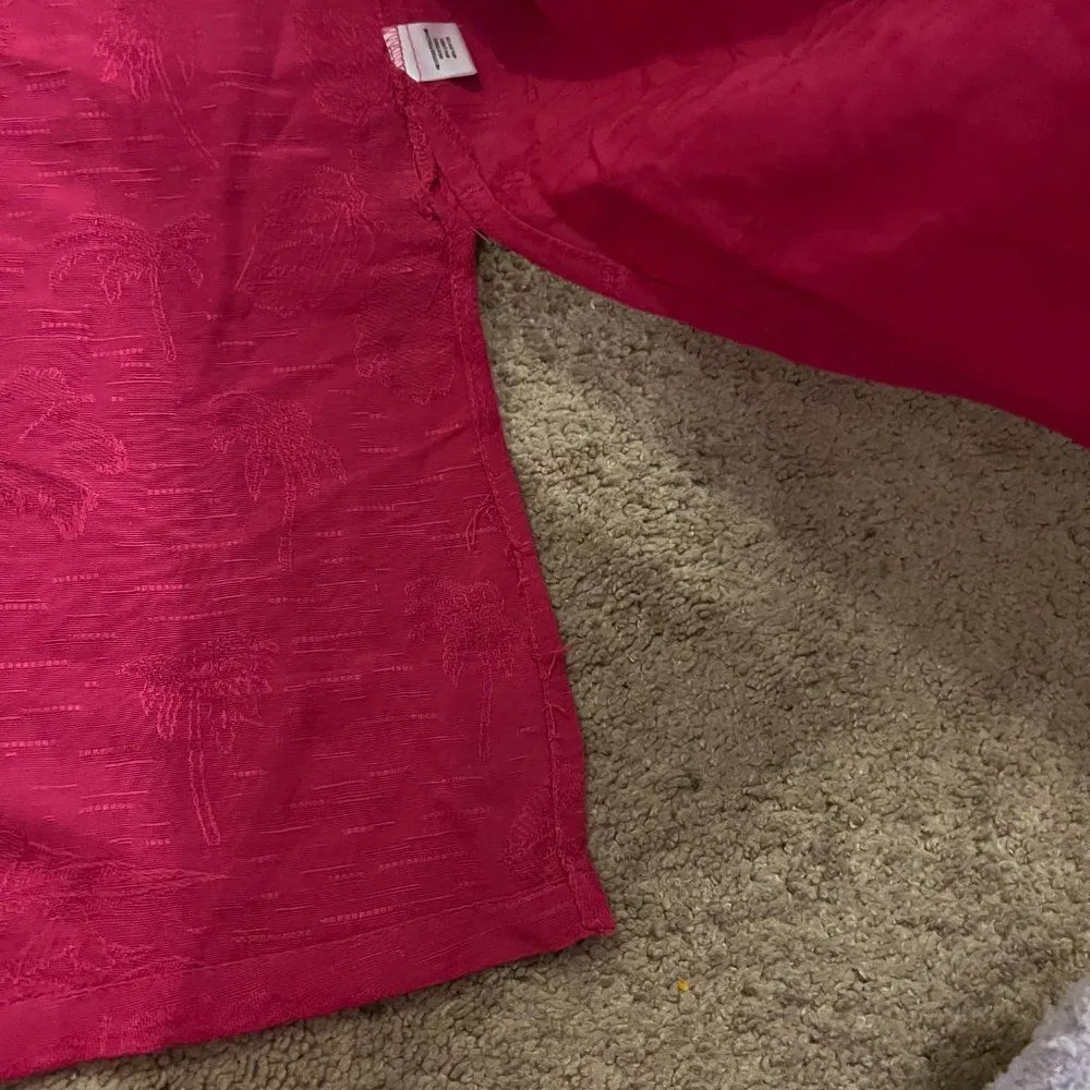 Erin large pink button down blouse - Image 6